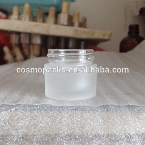 2 oz mason jars clear cosmetic cream glass jar with black screw on lid
