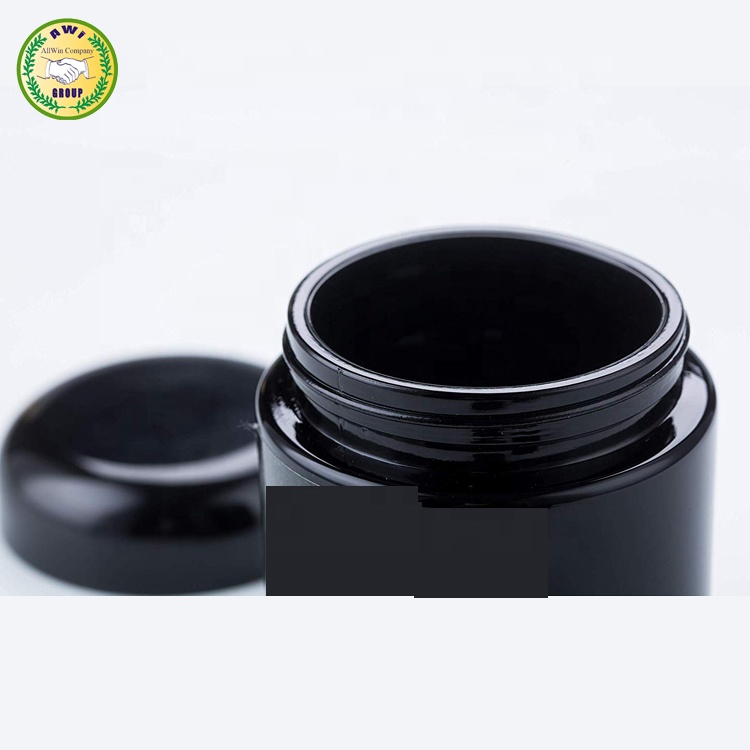 2 oz uv glass bakelite top jars uv glass jar dark violet