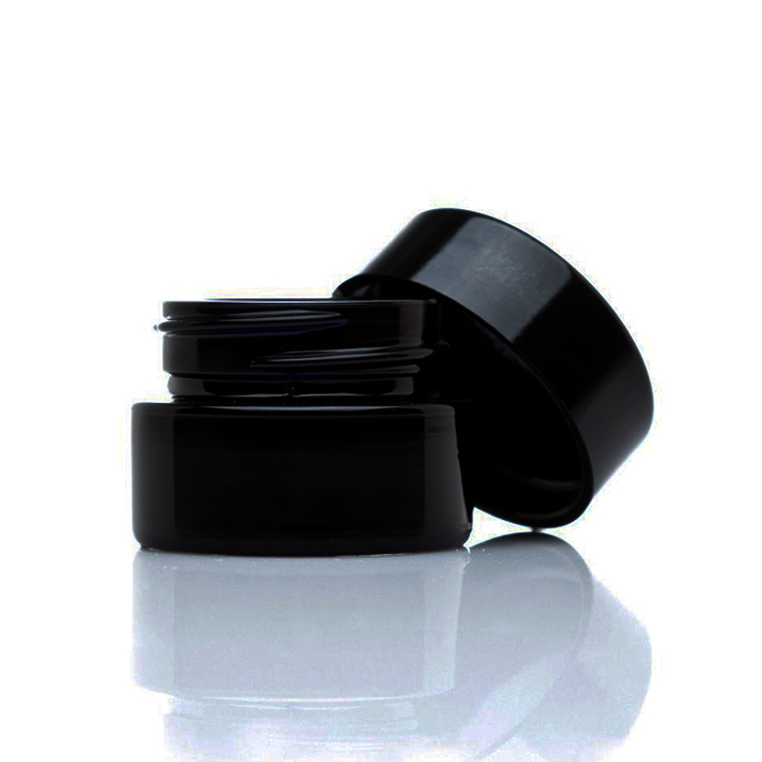 2 oz uv glass bakelite top jars uv glass jar dark violet