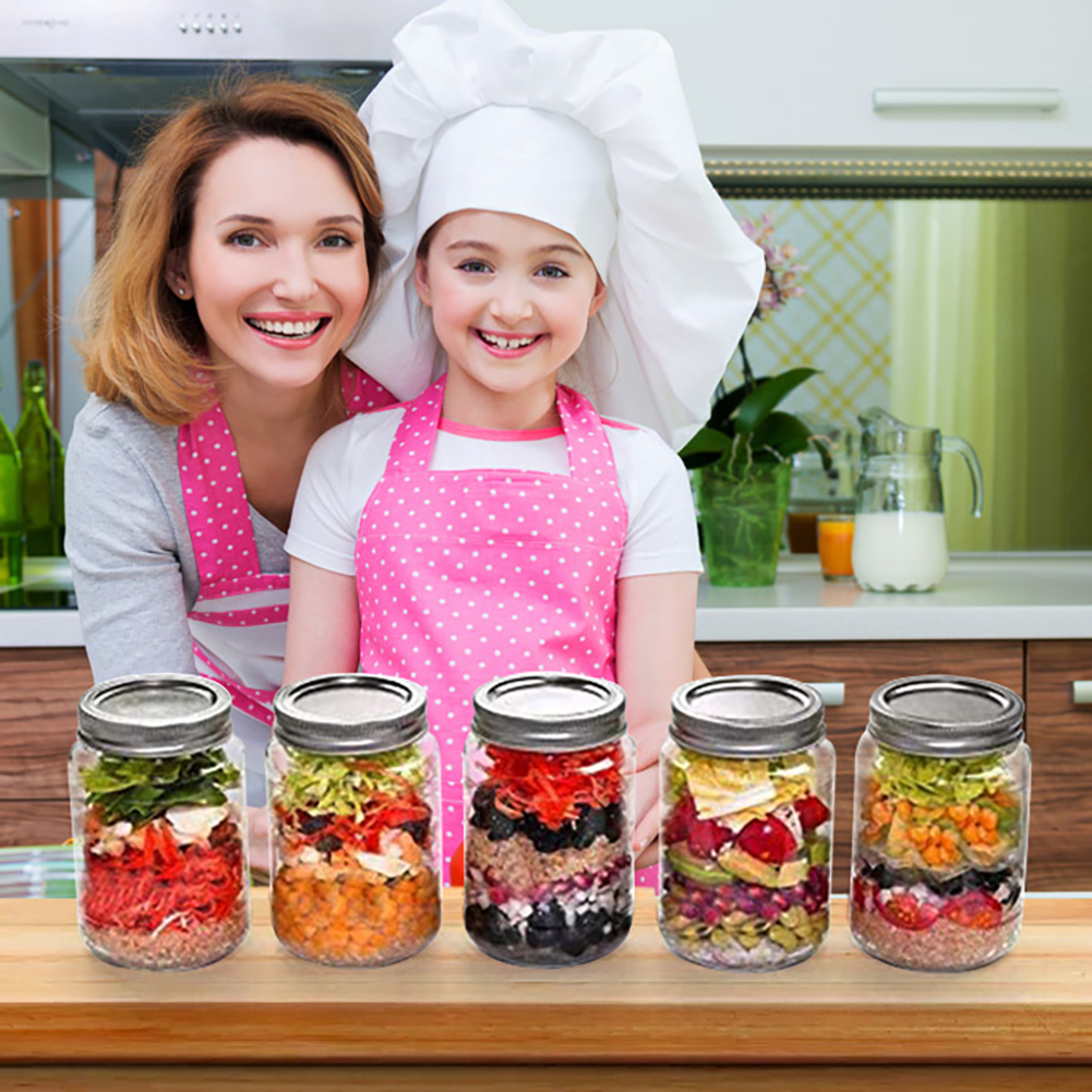 20/24Pcs Mason Jar Lids for Regular Mouth Mason Cannings Leakproof Storage Kitchen Anti Rust Cover Split-Type Bottle 70/86Mm