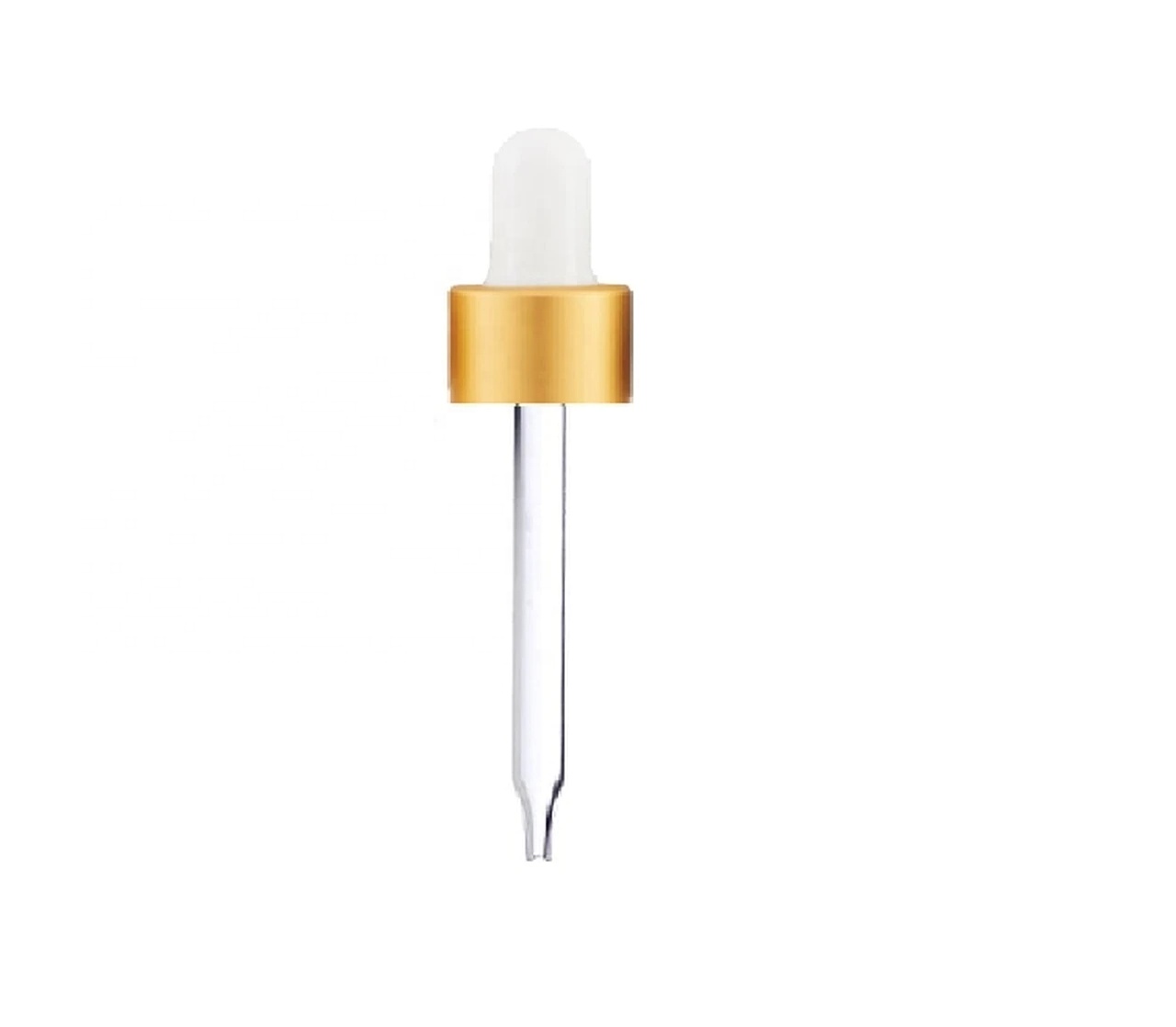 20-400 metal white black gold silver glass calibrated eye dropper for euro essential oil bottles
