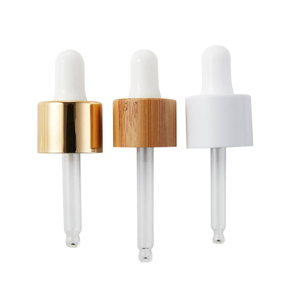 20 ml Clear Frosted Amber Essential Oil Glass Dropper Bottle In Flat Shoulder