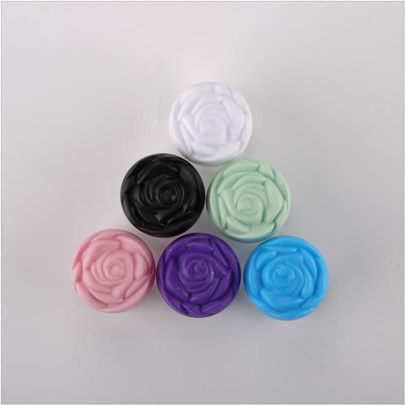 20 ml clear plastic cosmetic jars 20g eye cream plastic empty face cream rose flower cosmetic jar