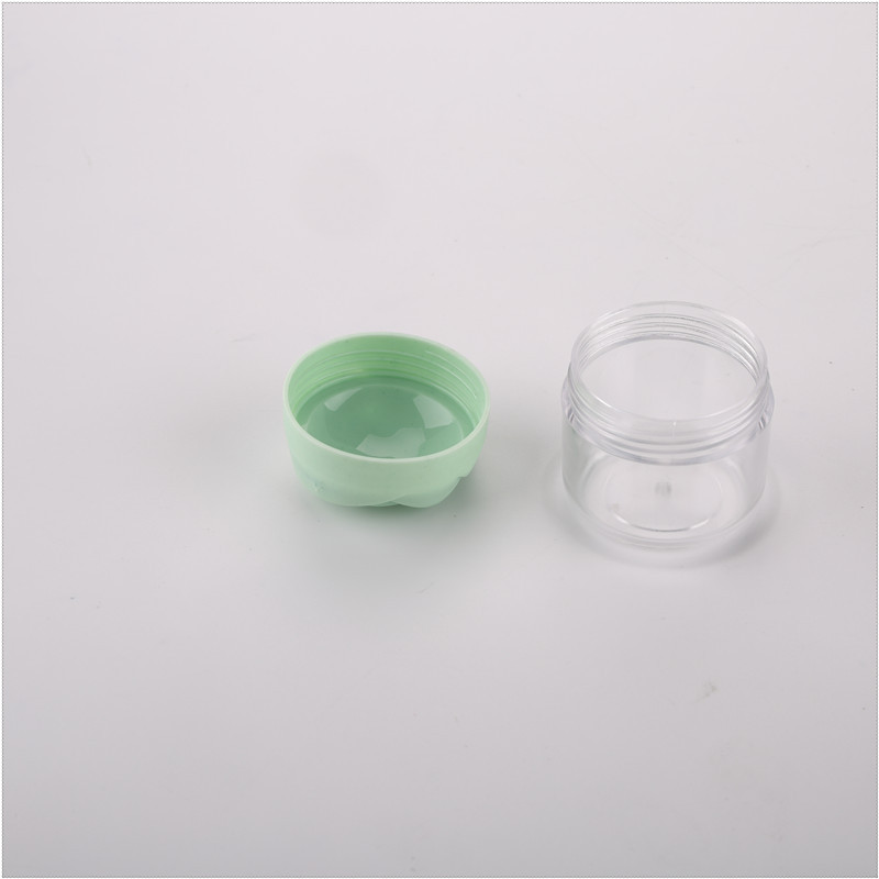 20 ml clear plastic cosmetic jars 20g eye cream plastic empty face cream rose flower cosmetic jar