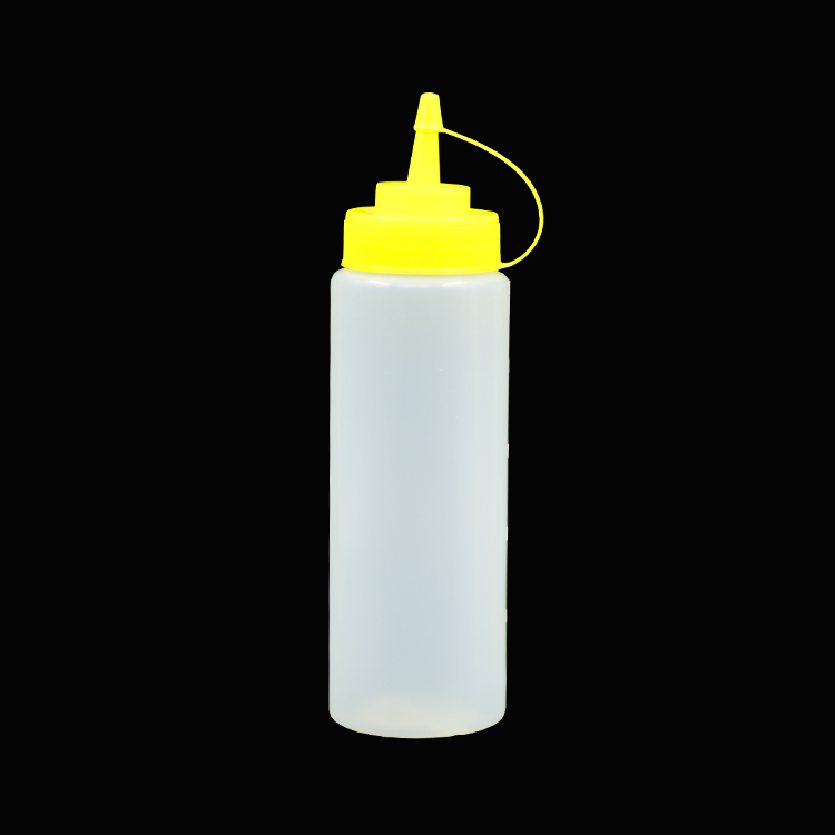 200-500ml squeeze bottle with nozzle, plastic squeeze sauce bottle