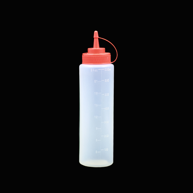 200-500ml squeeze bottle with nozzle, plastic squeeze sauce bottle