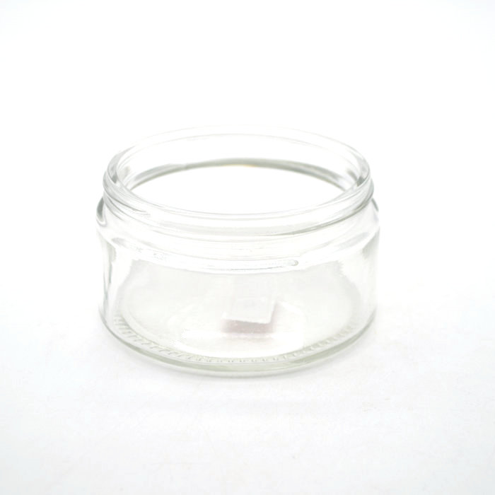 200 ml (6.76 fl oz) Cosmetic Style Clear Glass Refillable Empty Glass Screw Top Jar
