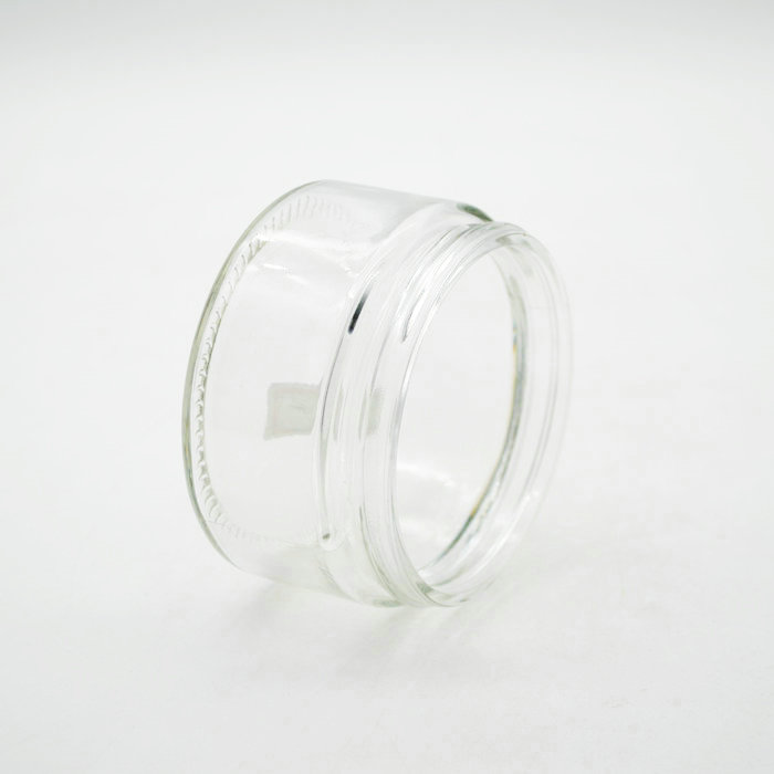 200 ml (6.76 fl oz) Cosmetic Style Clear Glass Refillable Empty Glass Screw Top Jar