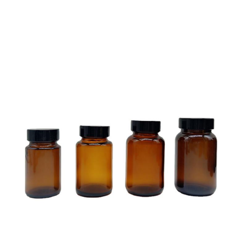 200 ml Wide Mouth Amber Glass Medecine Pill Packer Bottles