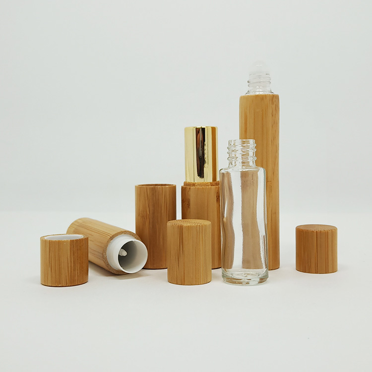 200 ml cosmetic body scrub jar bamboo cylinder containers