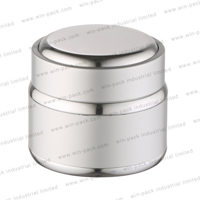 200G 100G 50G 30G 5G luxury gold silver opal or flint glass cream jar cosmetic packaging with aluminum