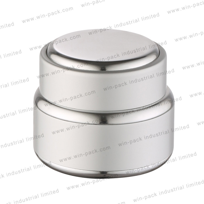 200G 100G 50G 30G 5G luxury gold silver opal or flint glass cream jar cosmetic packaging with aluminum