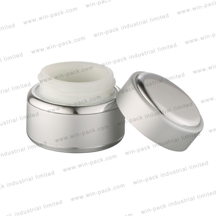 200G 100G 50G 30G 5G luxury gold silver opal or flint glass cream jar cosmetic packaging with aluminum