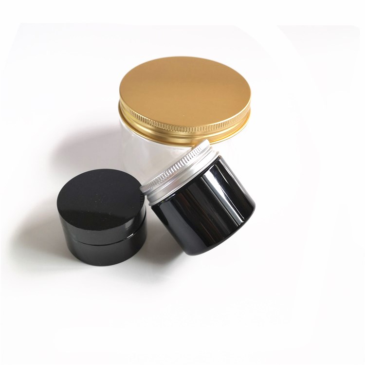 200G 200ml Plastic Jar Cosmetic Cream Jar Plastic Pot Aluminum Lid Plastic Cap PET Container Empty Food Packing Cans