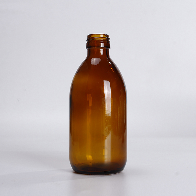 200ML 250ML 300ML 10oz Amber Brown Glass Kombucha Bottles With Tamper Evident Lid For Coffee Beverage Packaging
