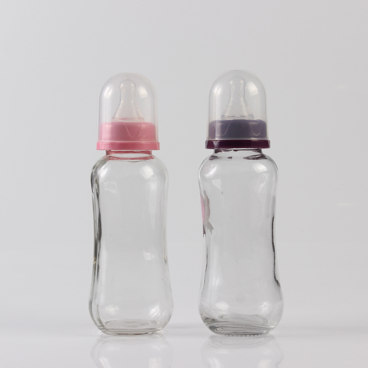 200ML 250ML 500ML 1000ML Milk Glass Bottle With PE Lid