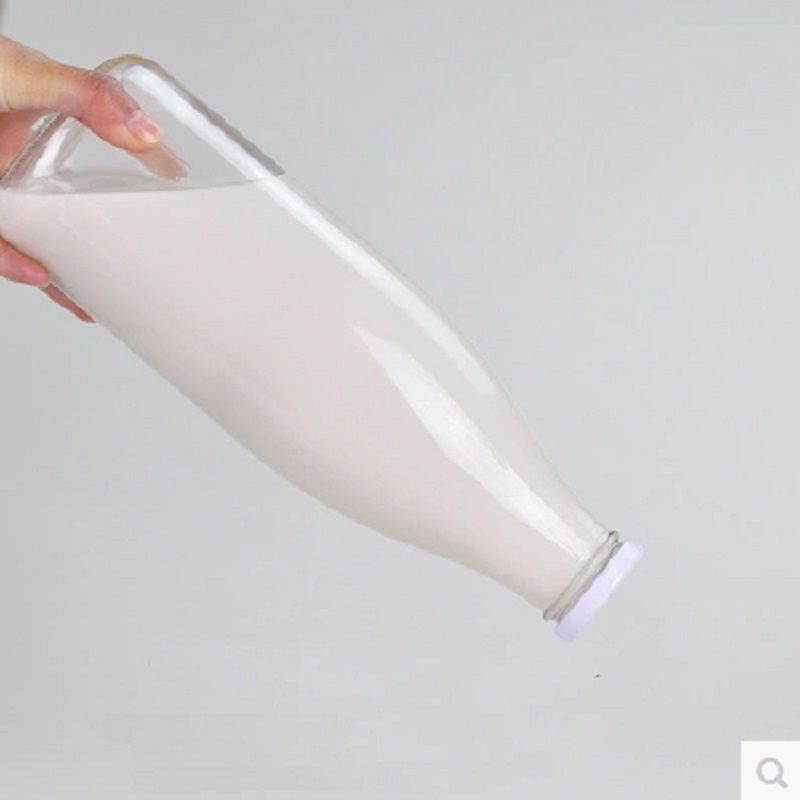 200ML 250ML 500ML Logo Print Milk Beverage Bottle With Plastic Cap Tin Plate Cap