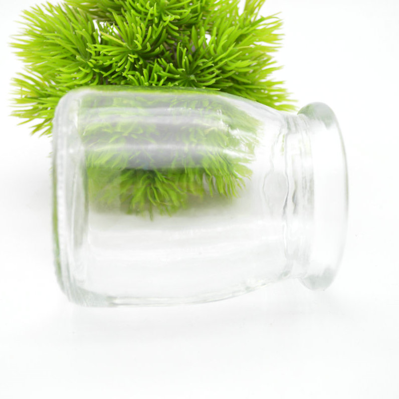200ML Clear Round Pudding Jar Mousse Milk Honey Pudding Jar With Lid