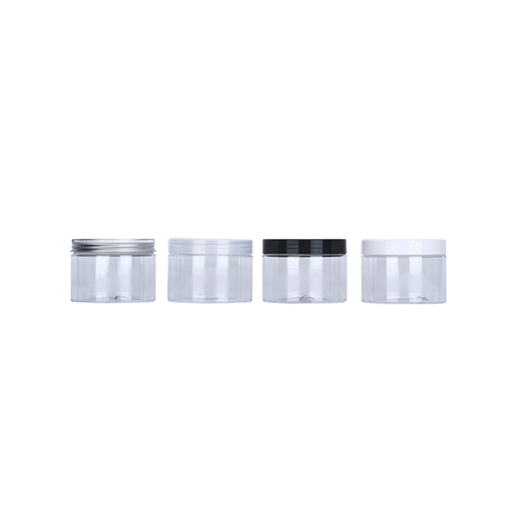 200Ml 50Ml 100M 120Ml 150Ml 250Ml 300Ml 500Ml Black Pet Jar Pet Clear Plastic Jar