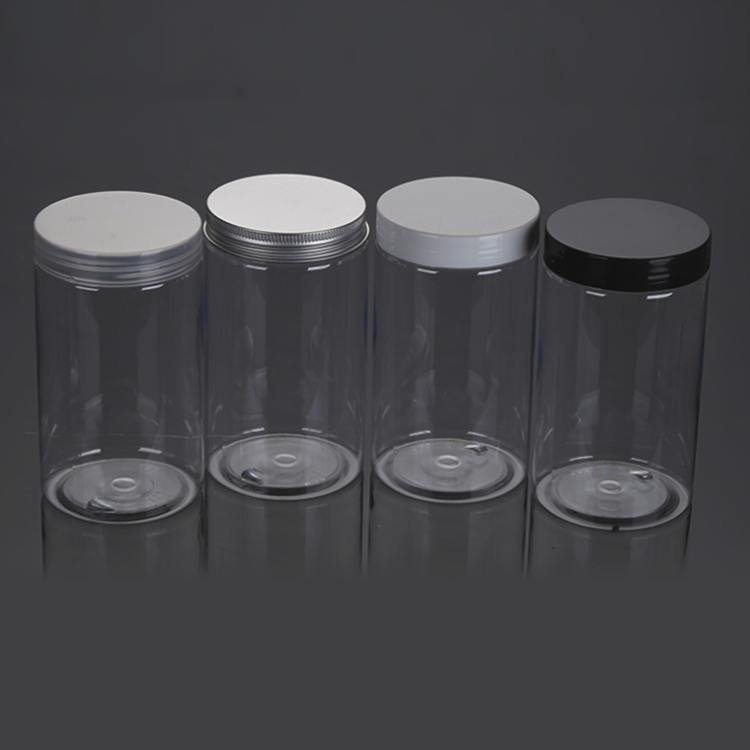 200Ml 50Ml 100M 120Ml 150Ml 250Ml 300Ml 500Ml Black Pet Jar Pet Clear Plastic Jar