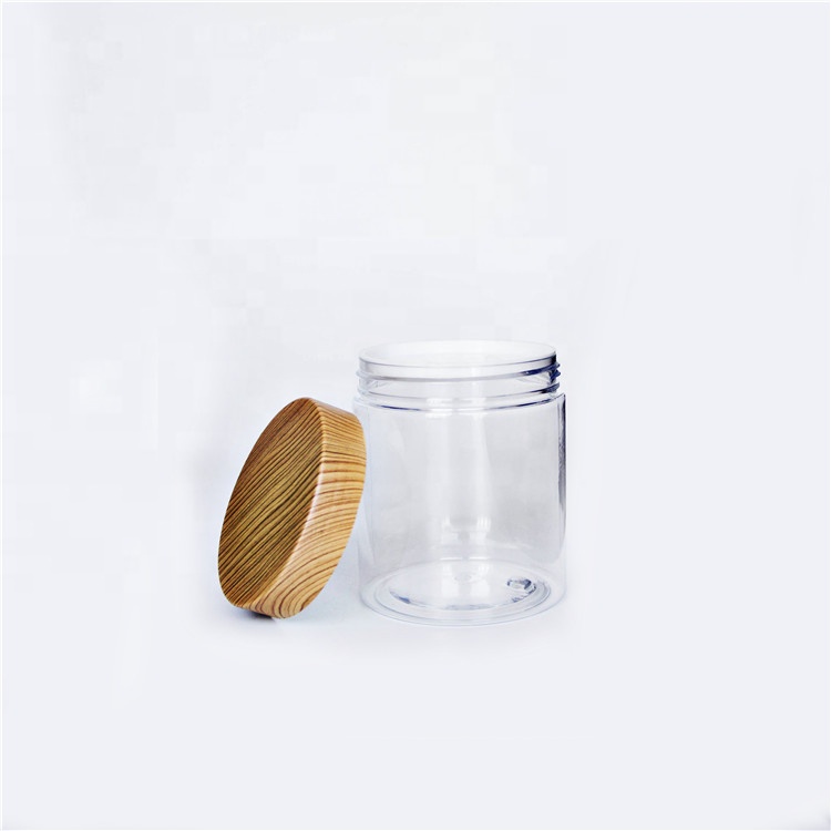 200Ml Cosmetics Storage Container 500ML 300ML PET Jar Plastic Wide Mouth Jar with screw cap