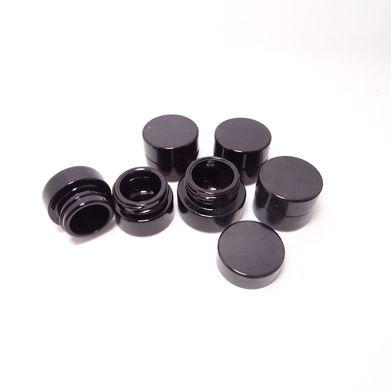 200g 15ml uv (ultraviolet) protected wide mouth dark violet glass jar for hair ser
