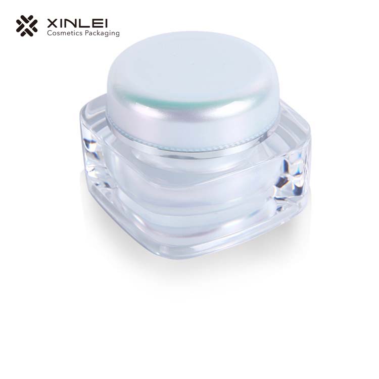 200g 200ml 7oz plastic acrylic thick wall body butter jars luxury face cream  jar cosmetic skin care packaging