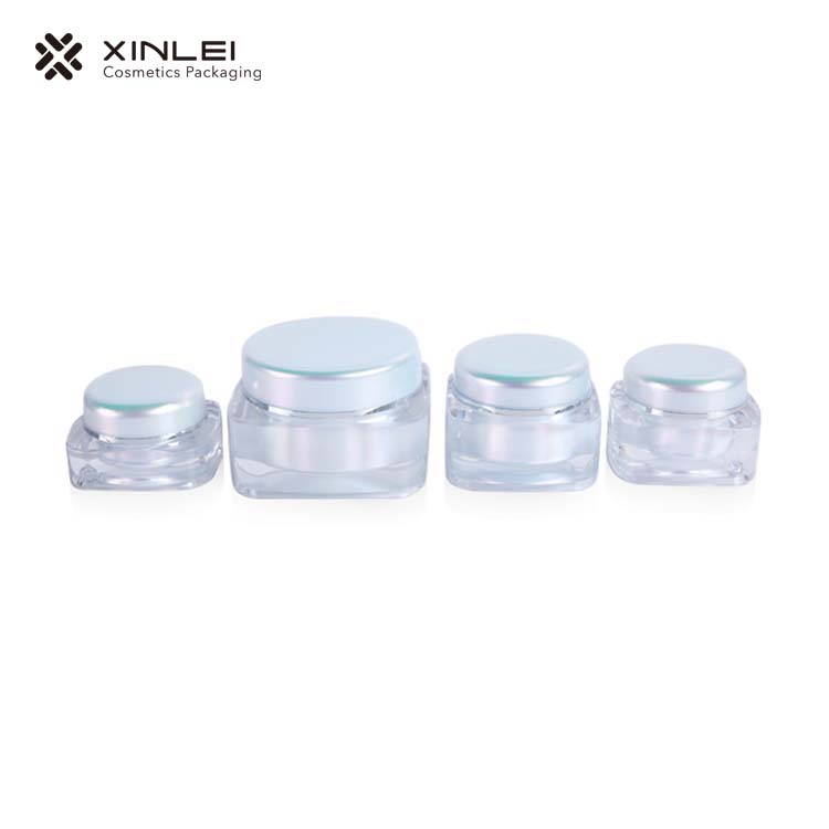 200g 200ml 7oz plastic acrylic thick wall body butter jars luxury face cream jar cosmetic skin care packaging