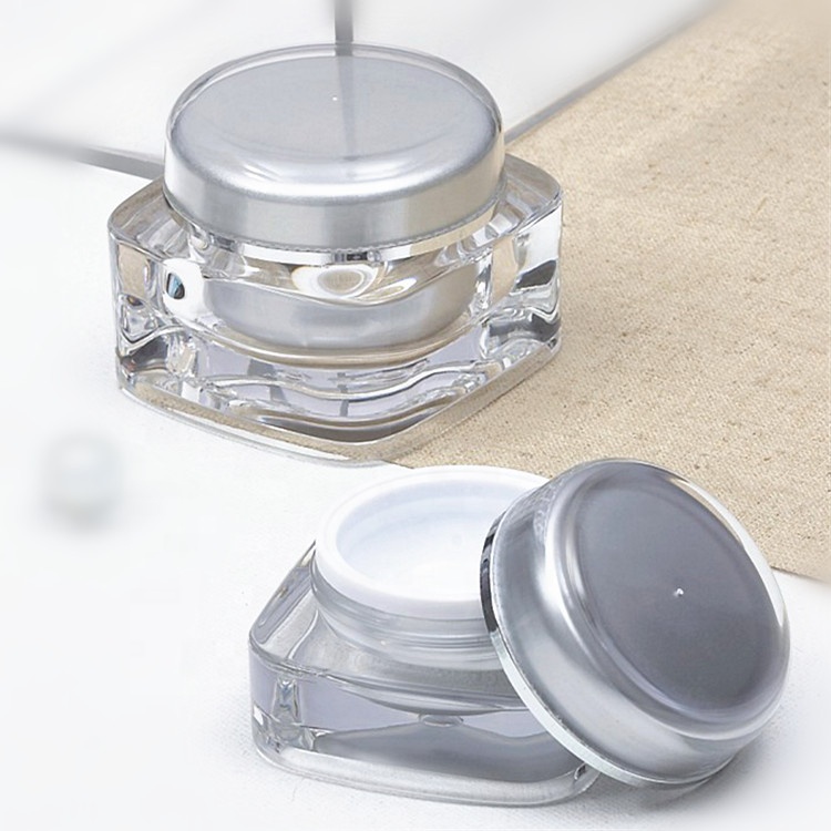 200g 200ml 7oz plastic acrylic thick wall body butter jars luxury face cream jar cosmetic skin care packaging