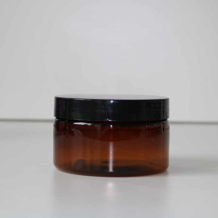 200g 250g 300g 350g 400g hair cream container empty cosmetic jars amber PET jar