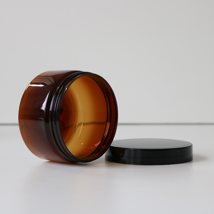 200g 250g 300g 350g 400g hair cream container empty cosmetic jars amber PET jar