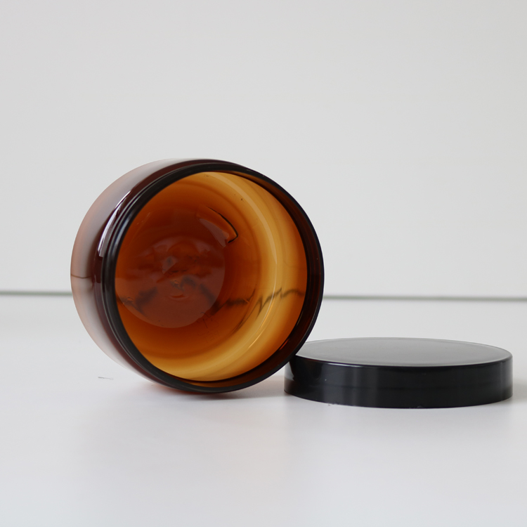 200g 250g 300g 350g 400g hair cream container empty cosmetic jars amber PET jar