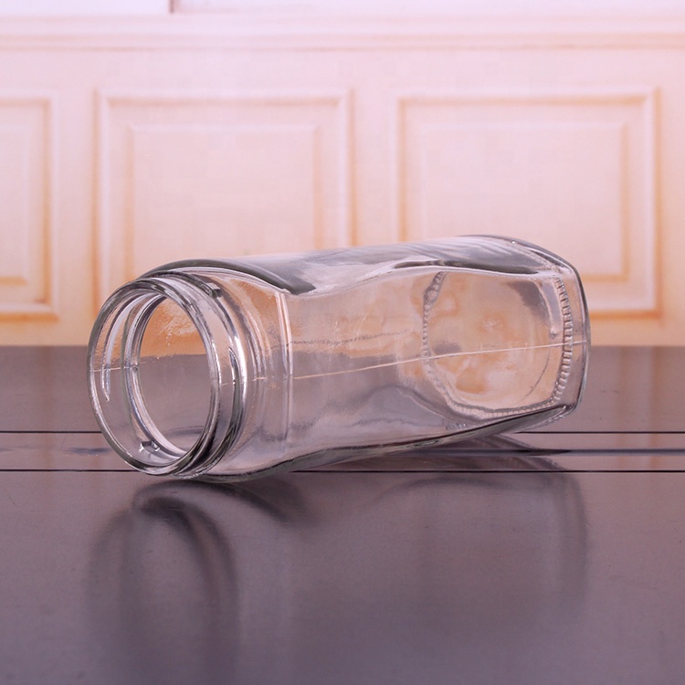 200g 750ml glass coffee jar storage glass jar with plastic cap