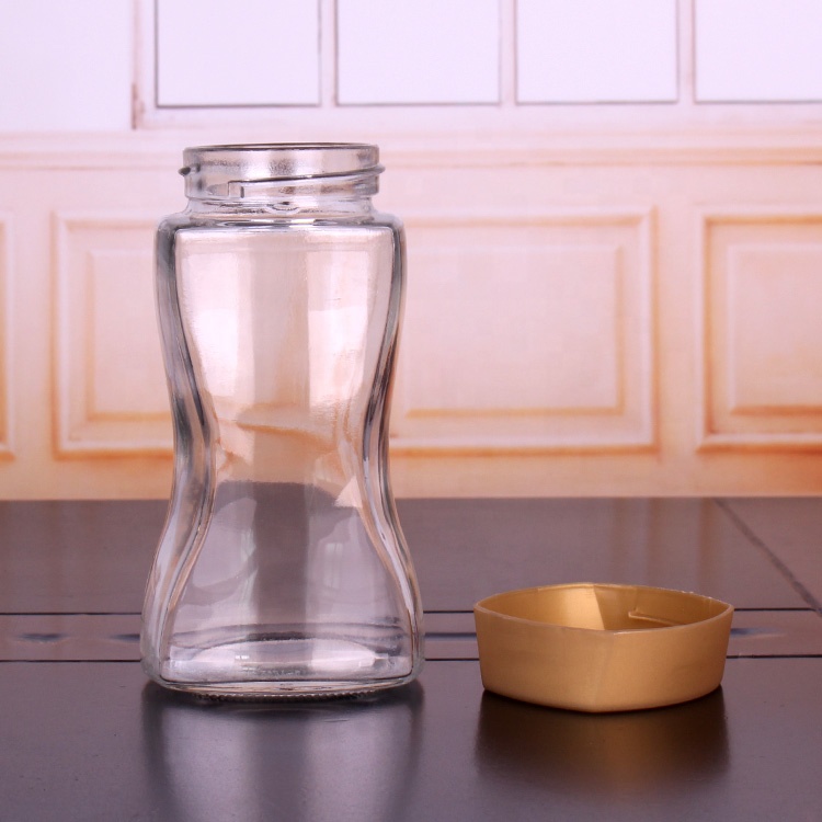 200g 750ml glass coffee jar storage glass jar with plastic cap