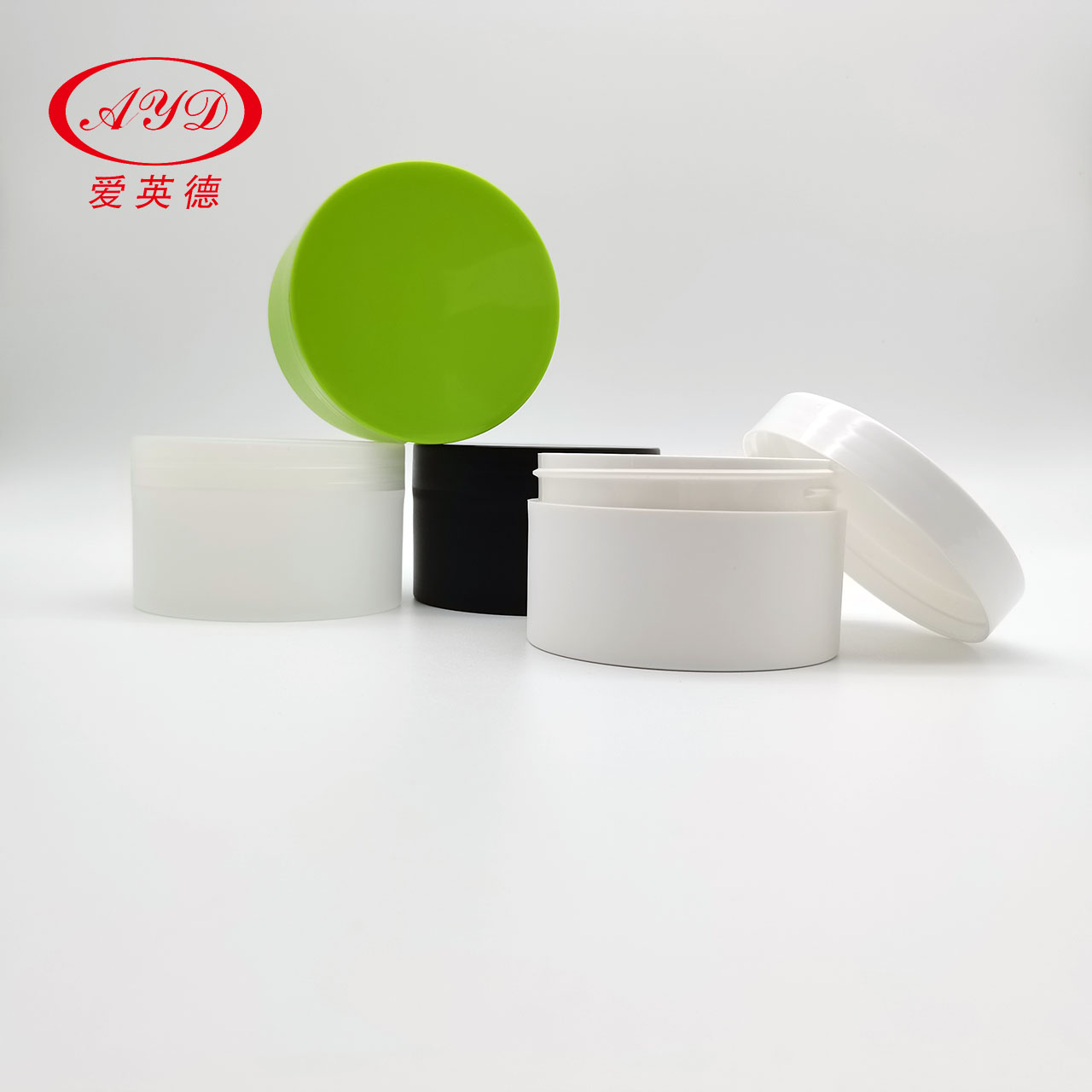 200g 7oz Black White Green Transparent Matte Cream Jar Lotion Aloe Vera Gel Empty Jar