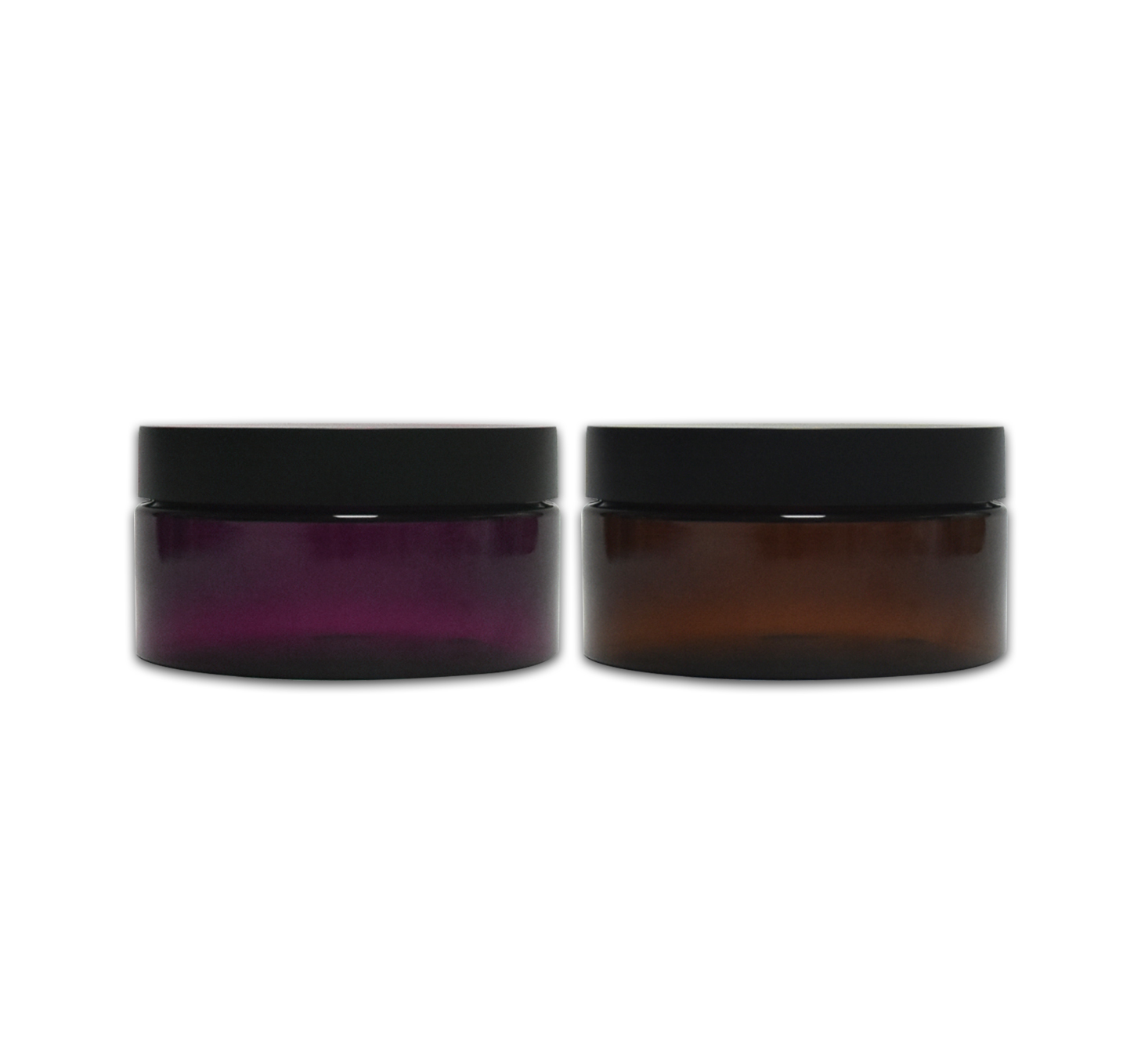 200g Amber Cream Jar Wide Mouth Cosmetic Plastic Jar Empty Hair Wax Hand Cream Packaging Container