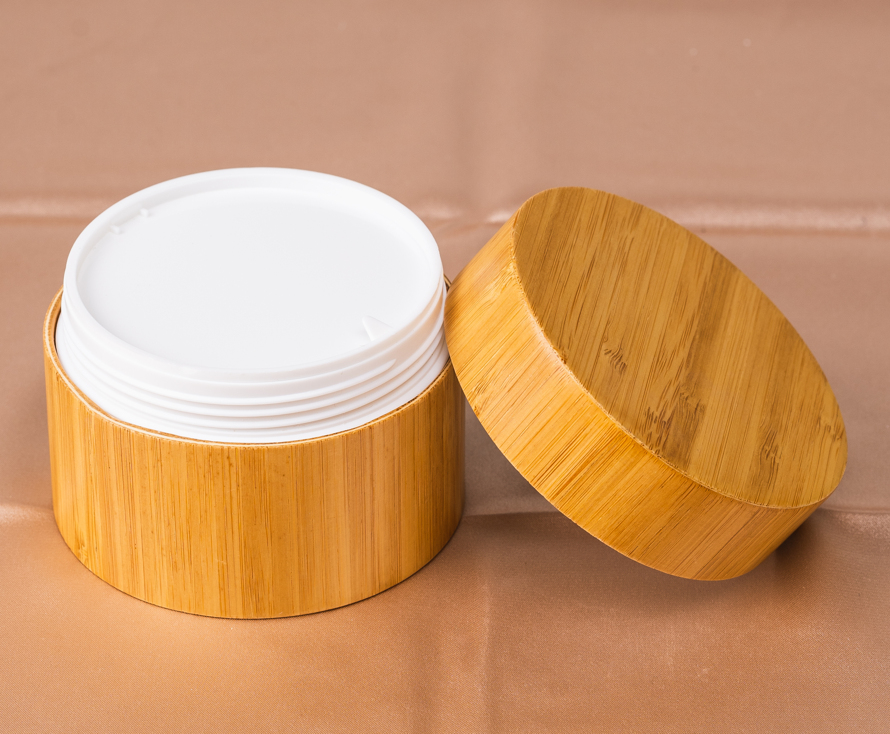 200g Environmentally friendly diabolo outer glass lining cosmetic packaging cosmetic facial cream jar