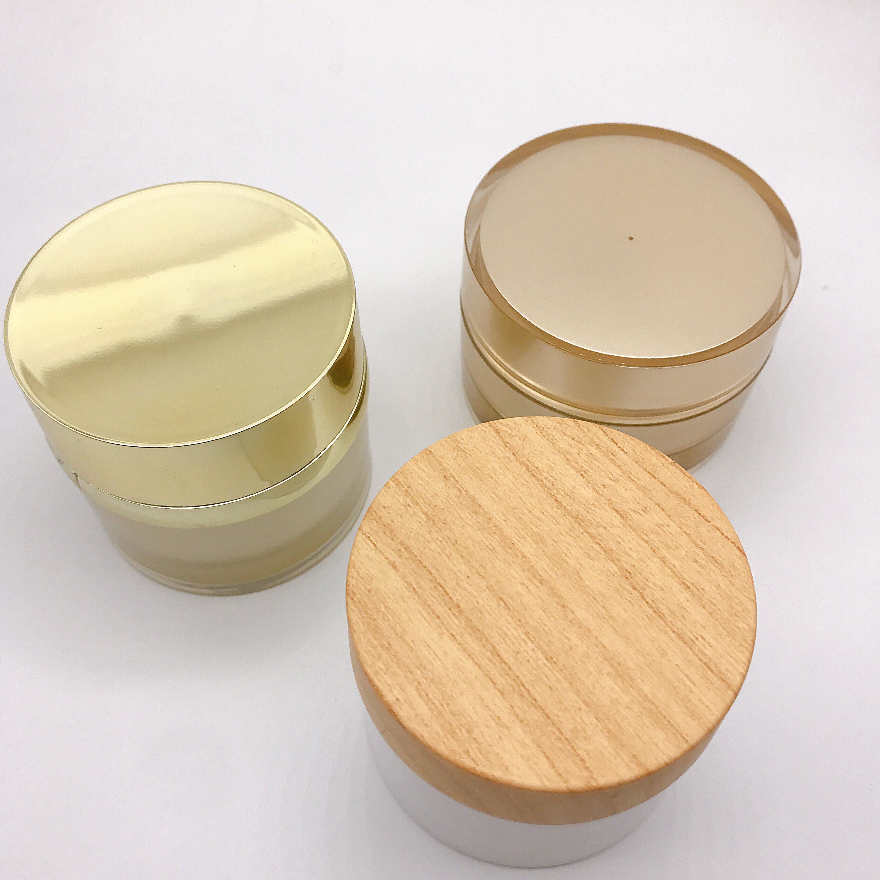 200g  High Grade Acrylic Bottle Cream Bottle Straight Round Cream Bottle