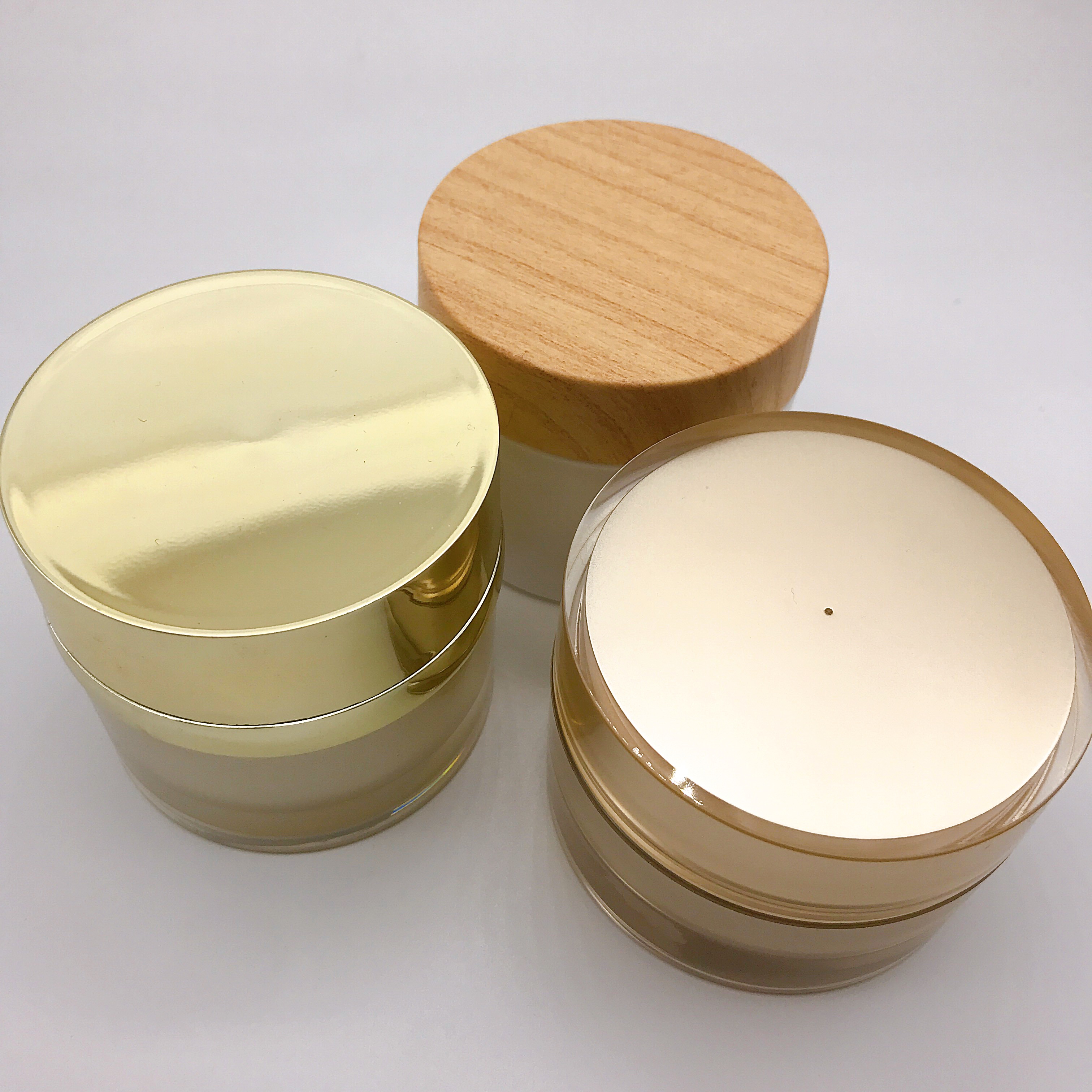 200g High Grade Acrylic Bottle Cream Bottle Straight Round Cream Bottle