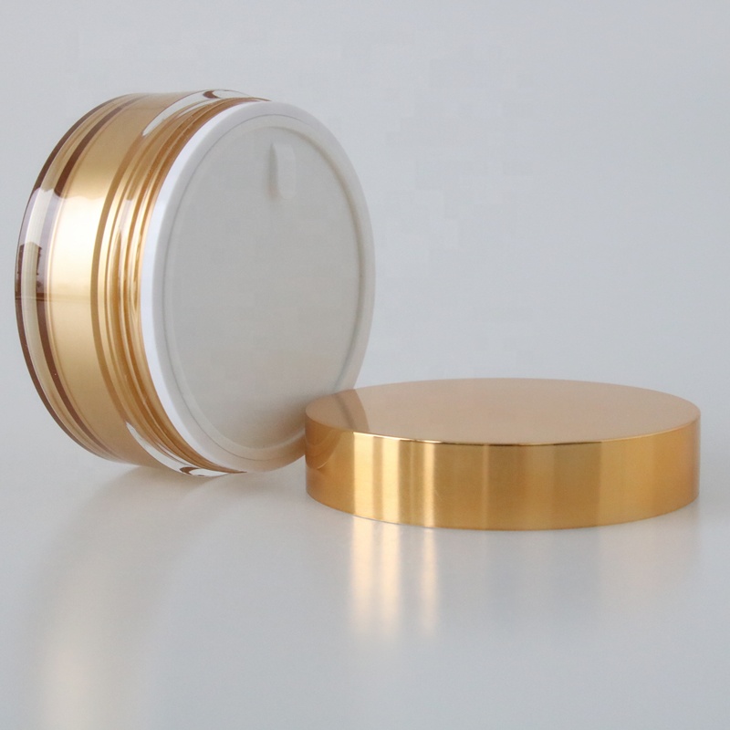 200g Large capacity round acrylic cosmetic cream container packaging jar for skincare