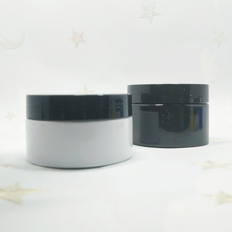 200g PET Clear Empty Cream Jar Aluminum Cap with PET Bottle Plastic Jar for Food