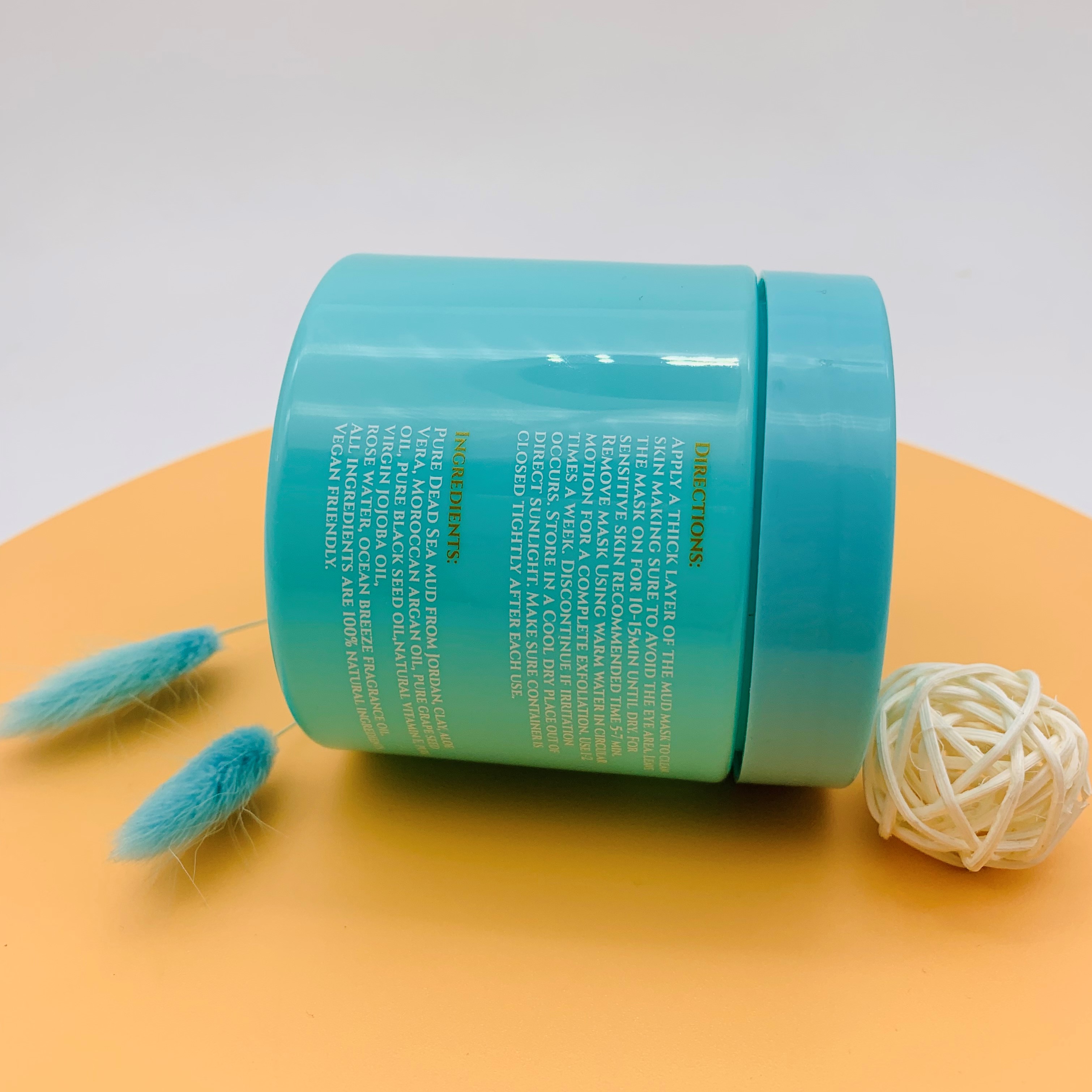 200g Plastic Cream Jar PET Plastic Jar Scrub Cream Jar