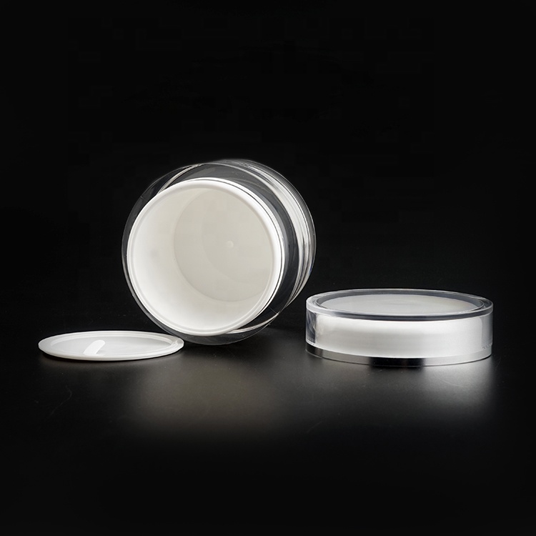 200g Stock plastic body skincare cream jar empty large containers for cosmetic packaging