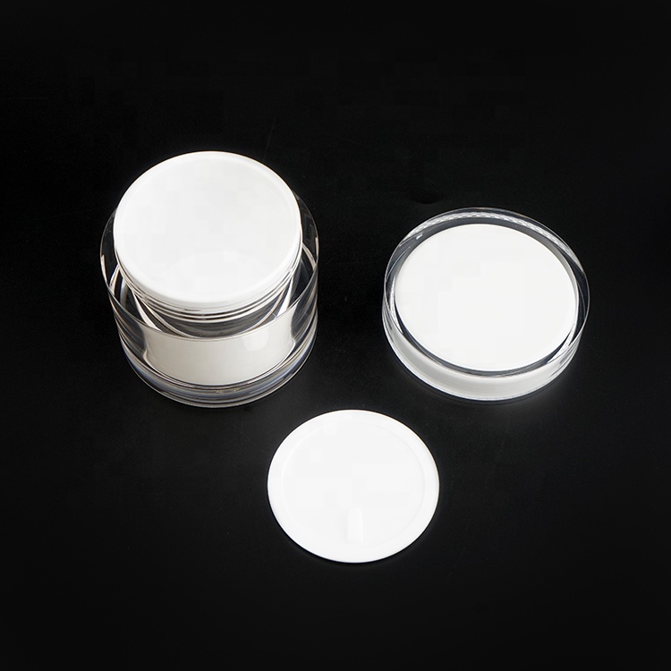 200g Stock plastic body skincare cream jar empty large containers for cosmetic packaging