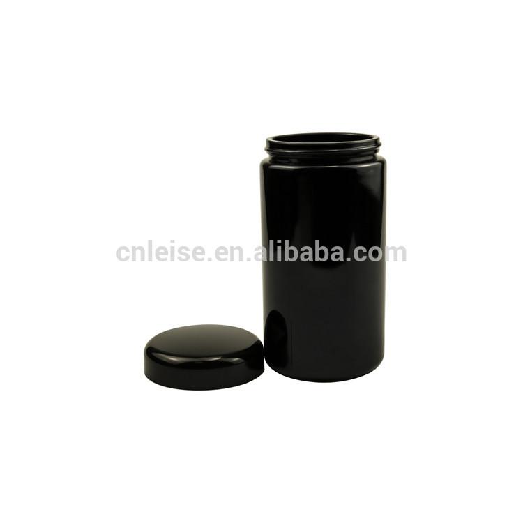 200g Uv Black Dark Violet Stash Jar For Herb 200ml 500g Uv Glass Jar Smell Proof Air Tight Storage Glass Jar