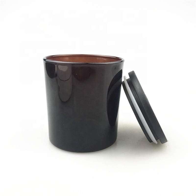200g empty amber candle container glass jar home fragrance and candle jar