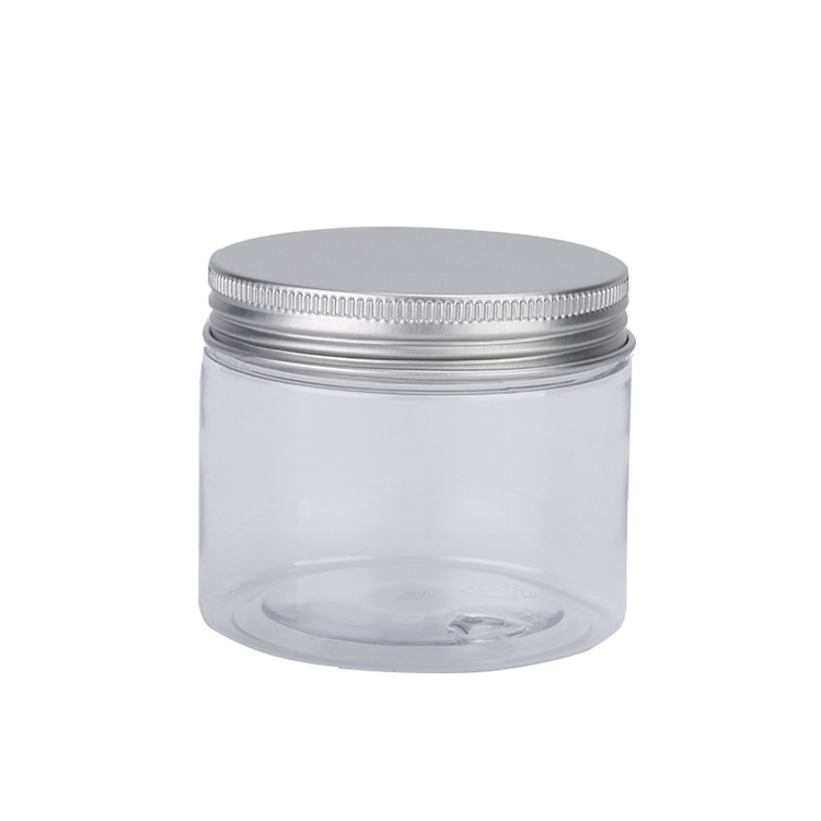 200g/ml PET cosmetics can black/white transparent bottle plastic jar
