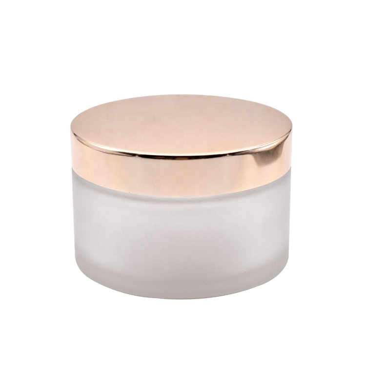 200g round glass jar cosmetics cream jar
