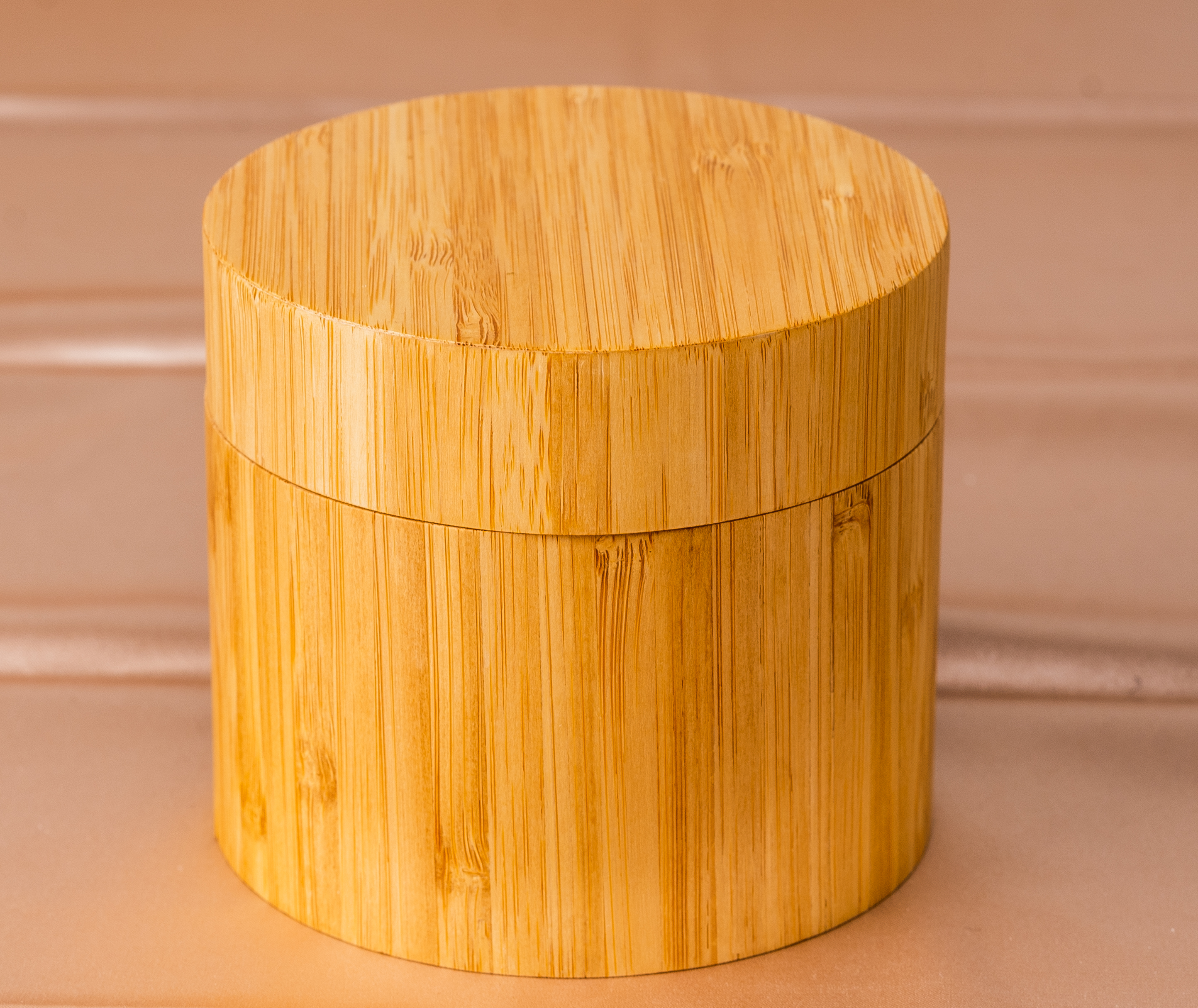 200g yellow bamboo cosmetic packaging middle east makeup gift eco friendly lotion facial cream jar
