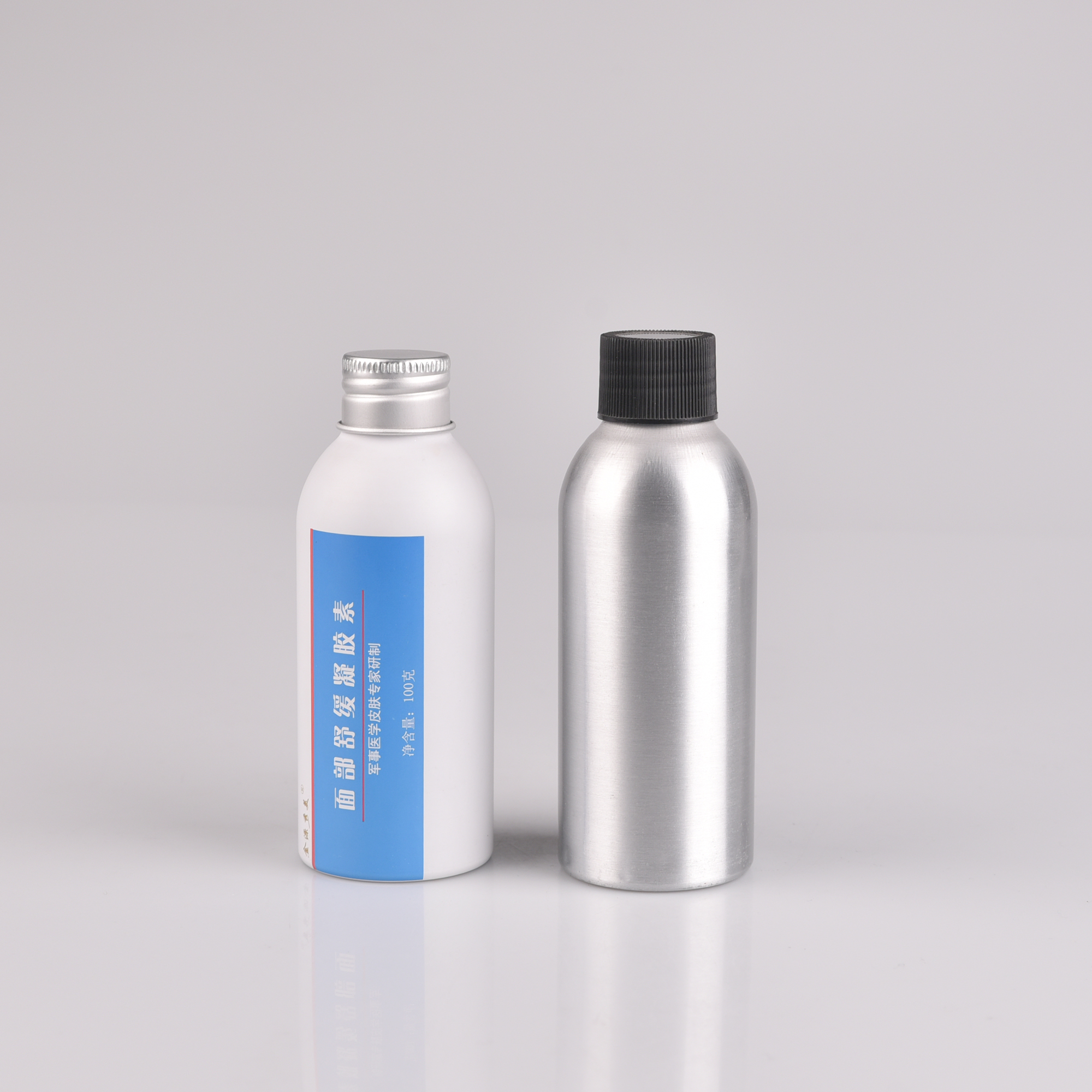 200ml 250ml 300ml 500ml 700ml 100ml 1l Empty Aluminum Bottle with Custom size and printed